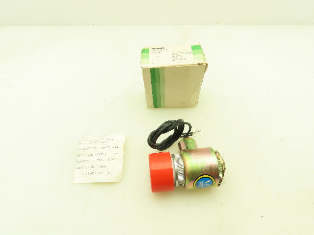 Honeywell Skinner X42LB0FT050 Solenoid Valve 2-Way NC 24VDC 50 PSI 1/4" NPT PTFE