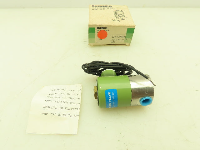 Honeywell Skinner V42LB0EC070 Solenoid Valve 2-Way NC 120V 70 PSI 1/4" NPT