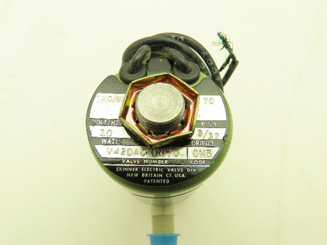 Honeywell Skinner V42DA0KC070 Solenoid Valve 2-Way NC 120V 70 PSI 1/4" NPT