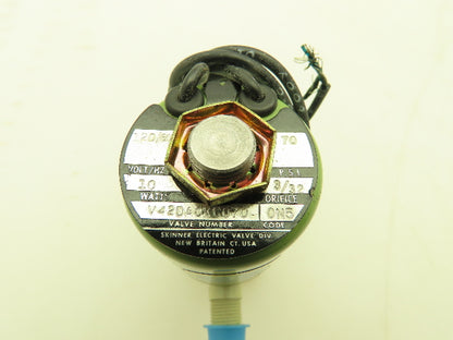 Honeywell Skinner V42DA0KC070 Solenoid Valve 2-Way NC 120V 70 PSI 1/4" NPT