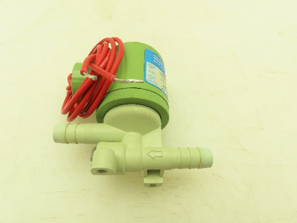 Honeywell Skinner V426LBOJN011 Solenoid Valve 3-Way NC 24VDC 10 PSI 3/8" Barb