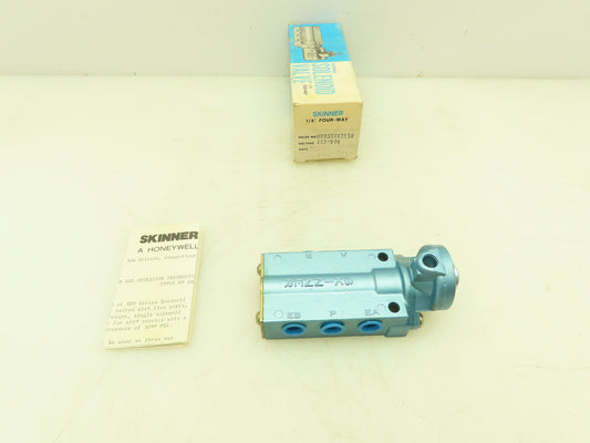 Honeywell Skinner HR935XX2150 Pneumatic Air Spool Valve 5-Way 2 Pos 150PSI 1/4"