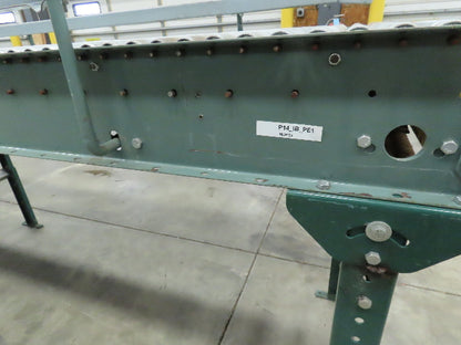 Hytrol 24"x 16' (22"BF) Power Roller Accumulation Conveyor 1Hp V-Belt End Drive