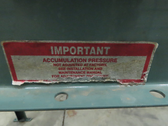 Hytrol 24"x 16' (22"BF) Power Roller Accumulation Conveyor 1Hp V-Belt End Drive