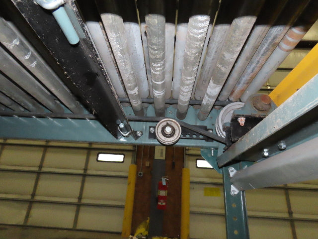 Hytrol 24"x 16' (22"BF) Power Roller Accumulation Conveyor 1Hp V-Belt End Drive