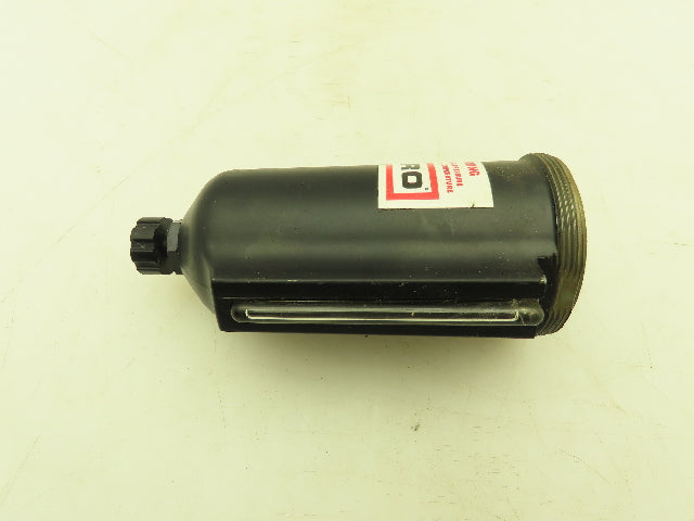 Aro 104111 Pneumatic Oiler Lubricator Bowl Drain Compressed Air Treatment 250PSI