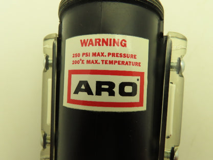 Aro 104150 Pneumatic Oiler Lubricator Bowl Drain Compressed Air Treatment 250PSI