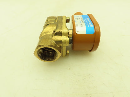 Honeywell Skinner U221G26HR2 Brass Solenoid Valve 2-Way 100 PSI 12VDC 3/4" NPT