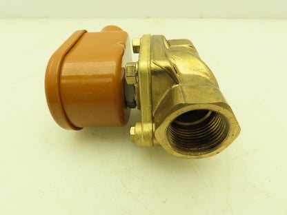 Honeywell Skinner U221G26HR2 Brass Solenoid Valve 2-Way 100 PSI 12VDC 3/4" NPT