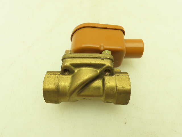 Honeywell Skinner U221G26HR2 Brass Solenoid Valve 2-Way 100 PSI 12VDC 3/4" NPT