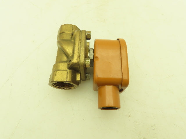Honeywell Skinner U221G26HR2 Brass Solenoid Valve 2-Way 100 PSI 12VDC 3/4" NPT