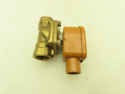 Honeywell Skinner U221G26HR2 Brass Solenoid Valve 2-Way 100 PSI 12VDC 3/4" NPT