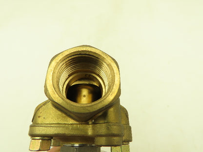 Honeywell Skinner U221G26HR2 Brass Solenoid Valve 2-Way 100 PSI 12VDC 3/4" NPT