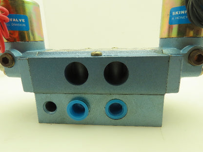 Skinner S3HHGDL4 Directional Control Spool Valve 5 Port 3 Pos 240V 3/8" NPT