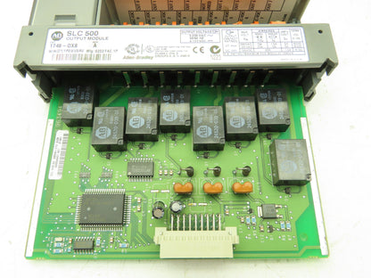 Allen-Bradley 1746-OX8 SLC500 Isolated Relay 8 Pt Output Module Ser A  Lot of 4