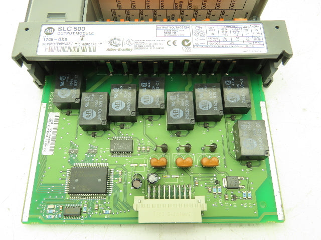 Allen-Bradley 1746-OX8 SLC500 Isolated Relay 8 Pt Output Module Ser A  Lot of 4