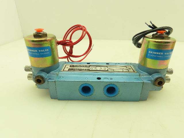 Skinner S3RRJBL3 Directional Control Spool Valve 5-Way 3 Pos 120V 3/8" NPT