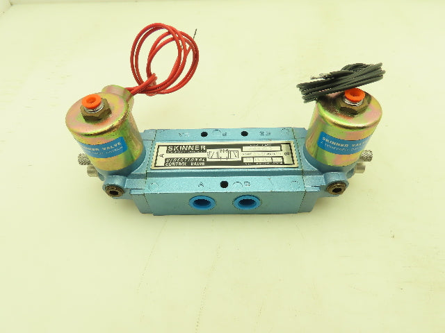 Skinner S3RRJBL3 Directional Control Spool Valve 5-Way 3 Pos 120V 3/8" NPT