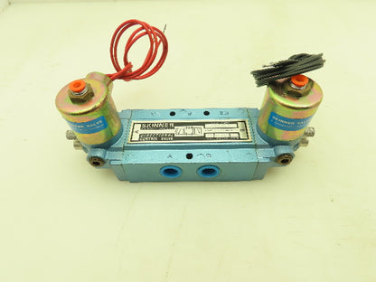Skinner S3RRJBL3 Directional Control Spool Valve 5-Way 3 Pos 120V 3/8" NPT