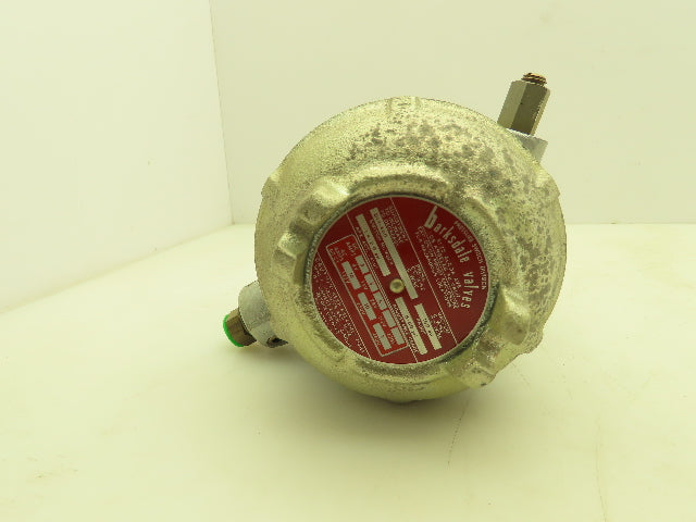 Barksdale D1X-A80 Pressure Switch 0.5-80 PSI 10A 125/250V Explosion Proof