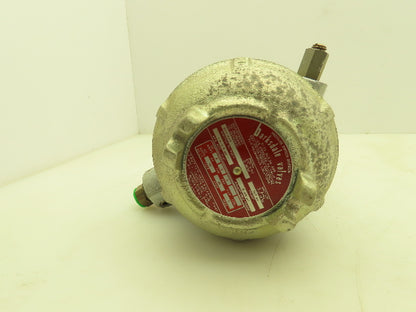Barksdale D1X-A80 Pressure Switch 0.5-80 PSI 10A 125/250V Explosion Proof