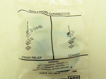 Aro CCL-120-A 3/8" Conduit Connector 3 Wire 120V Lot of 15