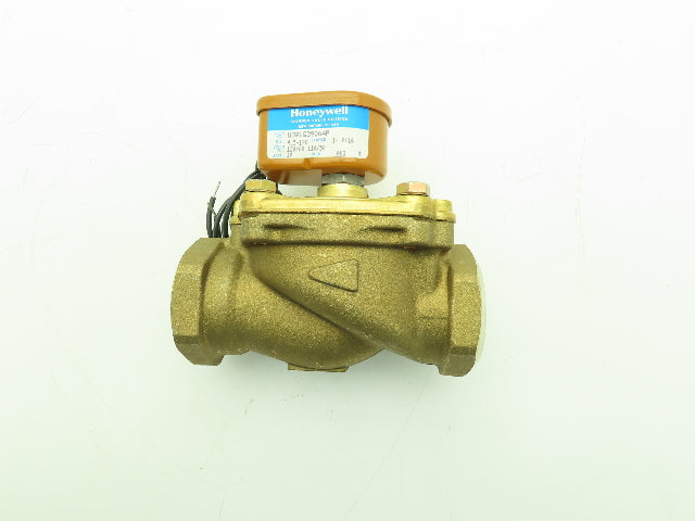 Honeywell Skinner U321G3906 Lucifer Brass Solenoid Valve 1-1/2" 170 PSI 120VAC