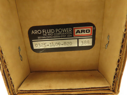 Aro 0325-1409-020 Pneumatic Air Cylinder 2-1/2" Bore 2" Stroke Aluminum