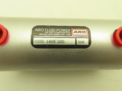 Aro 0325-1409-020 Pneumatic Air Cylinder 2-1/2" Bore 2" Stroke Aluminum