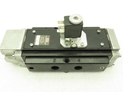 Aro J213SS-024-A Solenoid Spool Valve 5-Way 2 Pos 24V AC/DC 3/8" NPT