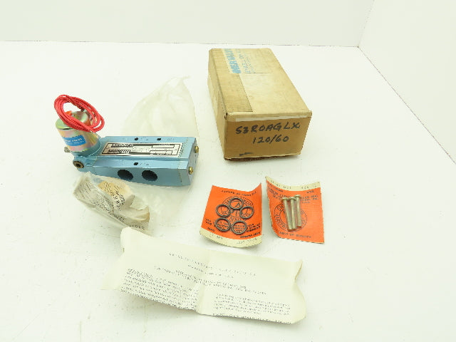 Skinner S3R0AGLX Directional Control Valve 5-Way 2 Pos 120V 150 PSI