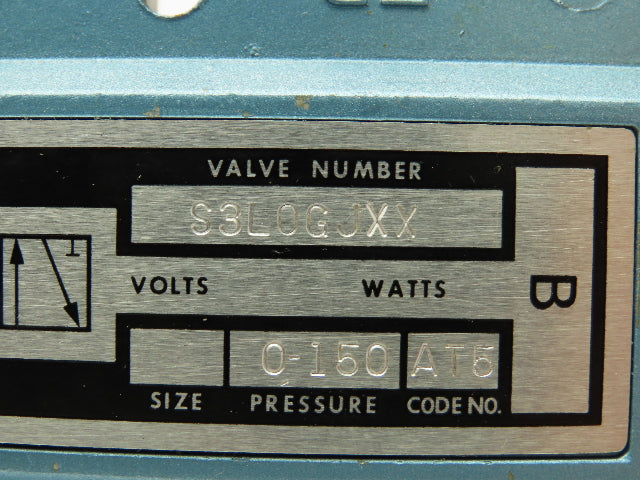 Skinner S3L0GJXX Manual Directional Control Valve 5-Way 3 Pos Spring Return