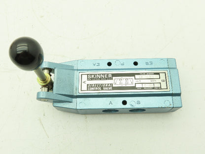 Skinner S3L0GJXX Manual Directional Control Valve 5-Way 3 Pos Spring Return