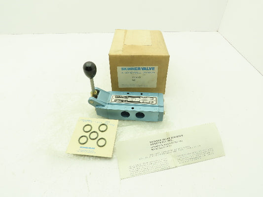 Skinner S3L0GJXX Manual Directional Control Valve 5-Way 3 Pos Spring Return