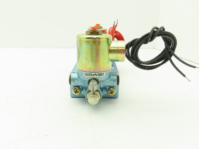 Skinner S3RRHAL3 Directional Control Valve 5-Way 3 Pos 120V Solenoid 3/8" NPT