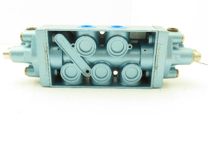 Skinner S3RRHAL3 Directional Control Valve 5-Way 3 Pos 120V Solenoid 3/8" NPT