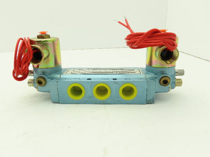 Skinner S3RRHAL4 Directional Control Valve 5-Way 3 Pos 120V 150 PSI 1/2" NPT