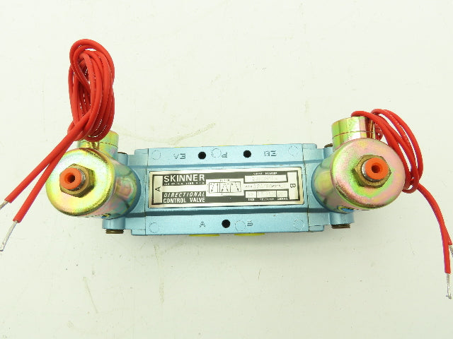 Skinner S3RRHAL4 Directional Control Valve 5-Way 3 Pos 120V 150 PSI 1/2" NPT