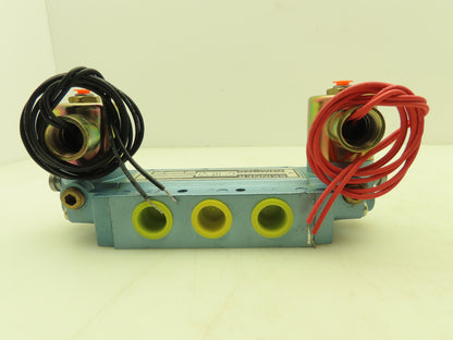 Skinner S3KKCAL4 Directional Control Valve 5-Way 2 Pos 120V 150 PSI 1/2" NPT