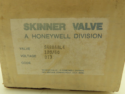 Skinner S4R0AAL4 Directional Control Valve 5-Way 2 Pos 120V Solenoid 150 PSI