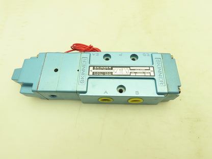 Skinner S4R0AAL4 Directional Control Valve 5-Way 2 Pos 120V Solenoid 150 PSI