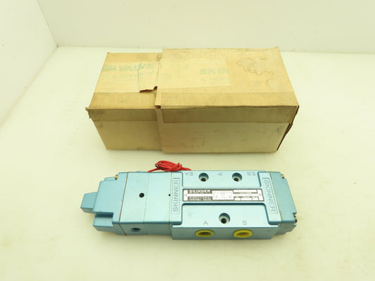 Skinner S4R0AAL4 Directional Control Valve 5-Way 2 Pos 120V Solenoid 150 PSI