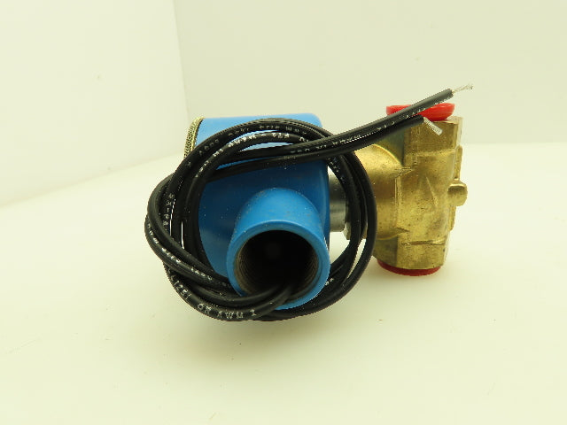 Honeywell Skinner 703X3D1A Brass Solenoid Valve 2-Way NC 120V 150 PSI 3/8" NPT