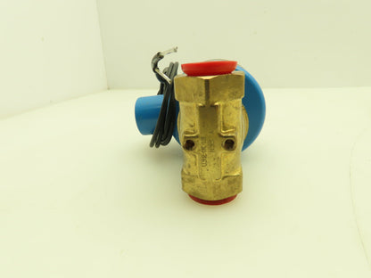 Honeywell Skinner 703X3D1A Brass Solenoid Valve 2-Way NC 120V 150 PSI 3/8" NPT