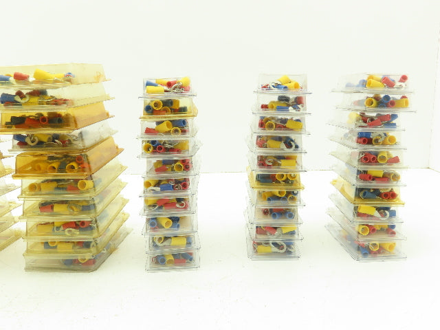 Calterm Hook Terminal Assortment 22-10 AWG Crimp-On 20 Piece Pack Lot of 80