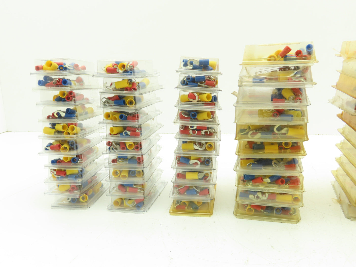 Calterm Hook Terminal Assortment 22-10 AWG Crimp-On 20 Piece Pack Lot of 80