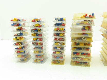 Calterm Hook Terminal Assortment 22-10 AWG Crimp-On 20 Piece Pack Lot of 80