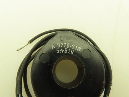 Honeywell Skinner A-B720-S18 Valve Solenoid Coil Black 18" Leads