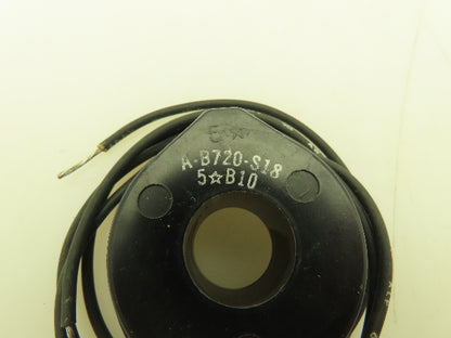 Honeywell Skinner A-B720-S18 Valve Solenoid Coil Black 18" Leads