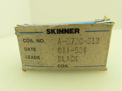 Honeywell Skinner A-B720-S18 Valve Solenoid Coil Black 18" Leads